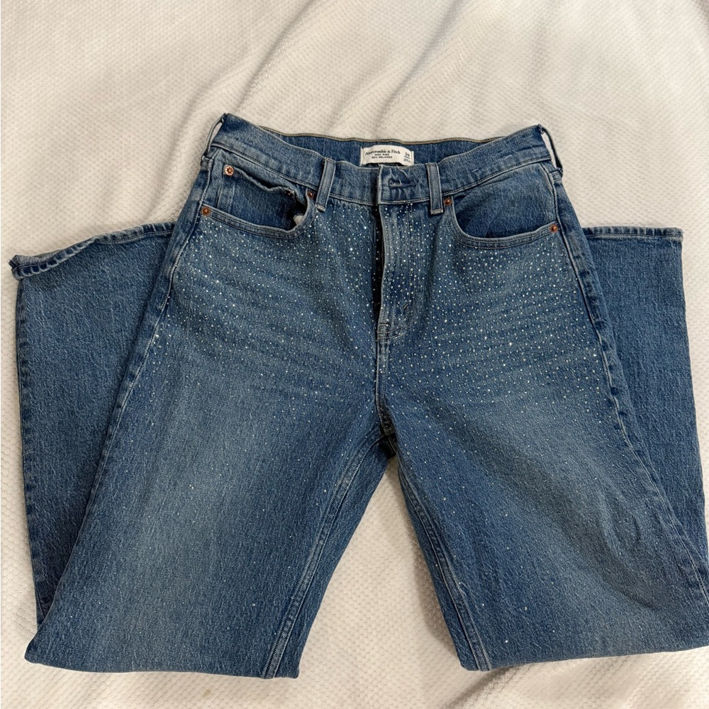 Abercrombie & Fitch rhinestone jeans